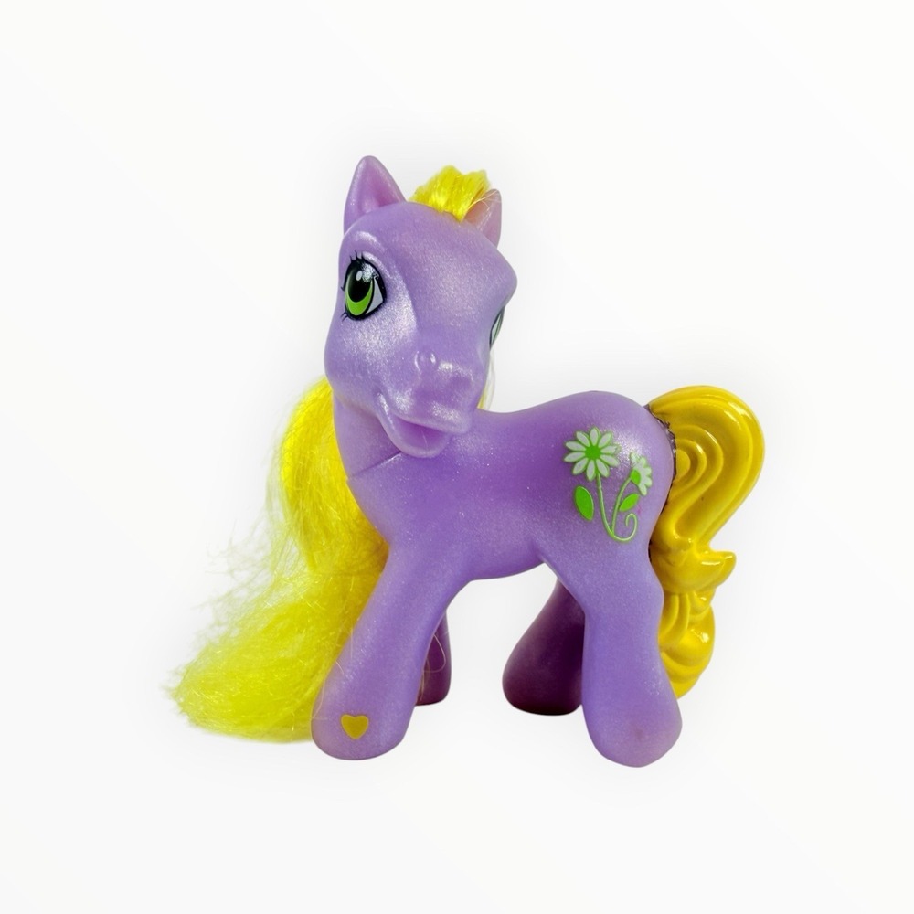 My Little Pony MLP Triple Treat G3 2004 Purple Pink Yellow Candy Ice Cream Cooki